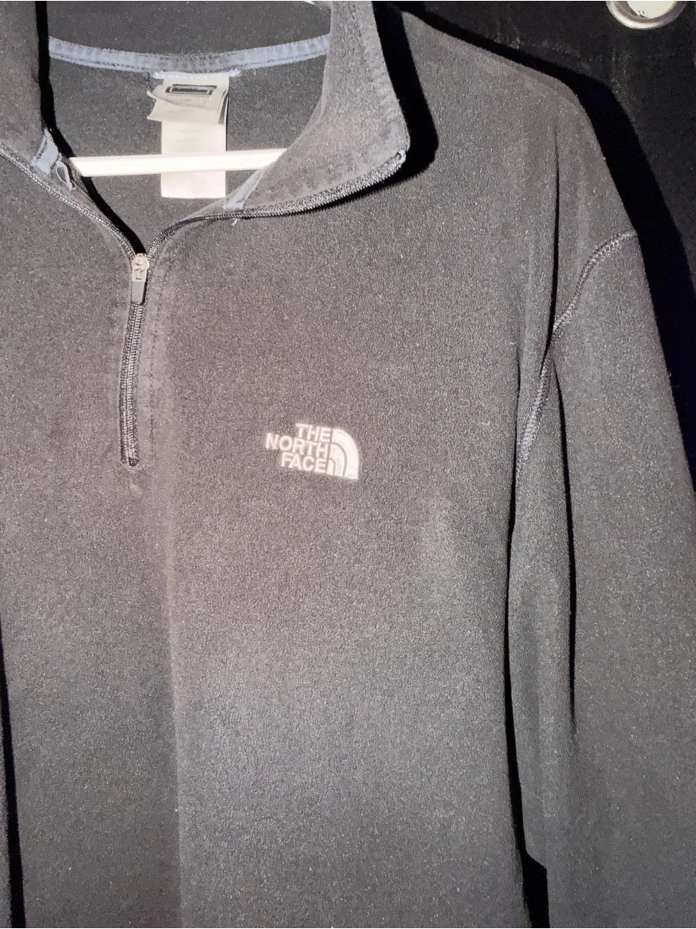 The North Face Men's Black Half-Zip Fleece Pullover